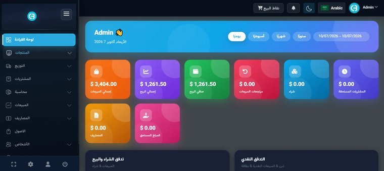 Cash BRO · لوحة القيادة