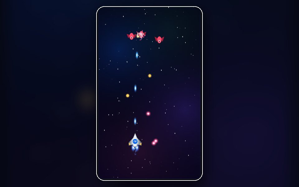 لقطة من لعبة Galaxy Defender