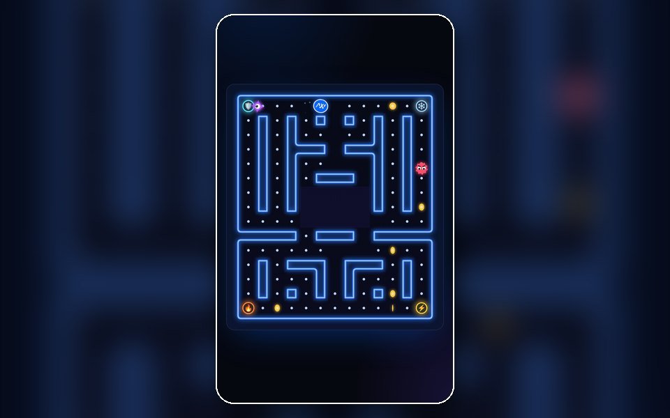 لقطة من لعبة Maze Chase